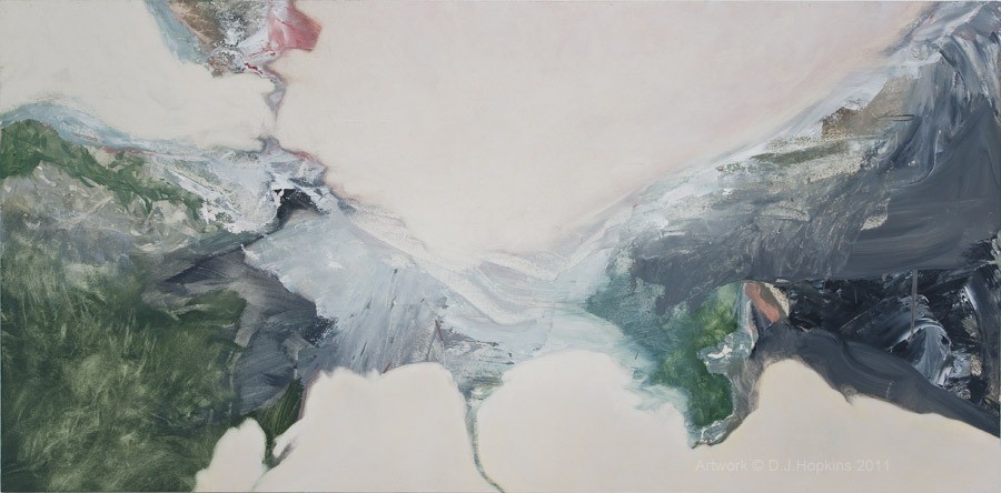 CAVE & FLUX<br />Oil on canvas / 2010