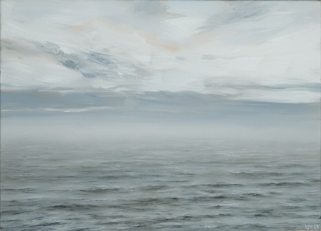 WINTER HAZE (lazy)<br />
Oil on canvas /<br />
25.5 x 30.5 x 4 cm / 11.2023
