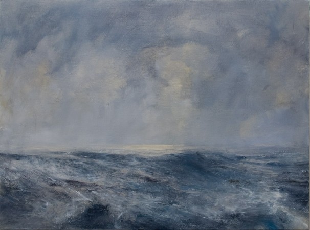 STORM SURGE<br />Oil on canvas /<br />46 x 61 x 4 cm / 01.2014<br />Private Collection